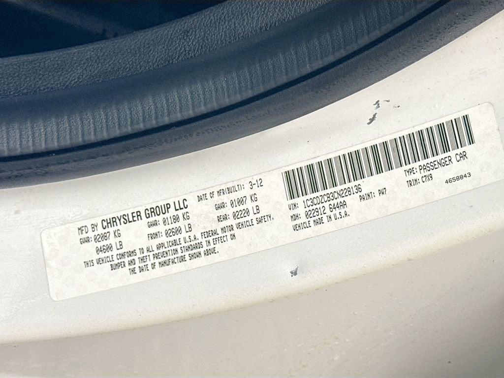 2012 Dodge Avenger SXT