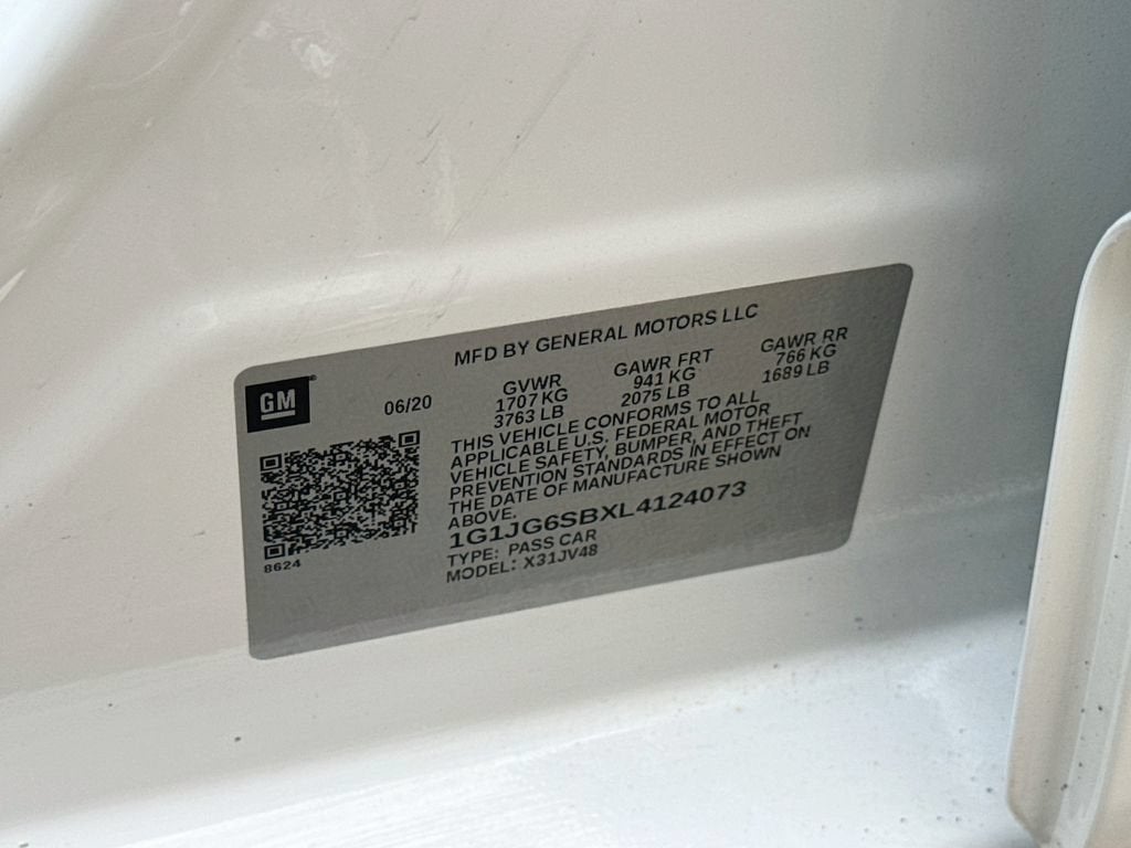 2020 Chevrolet Sonic LT