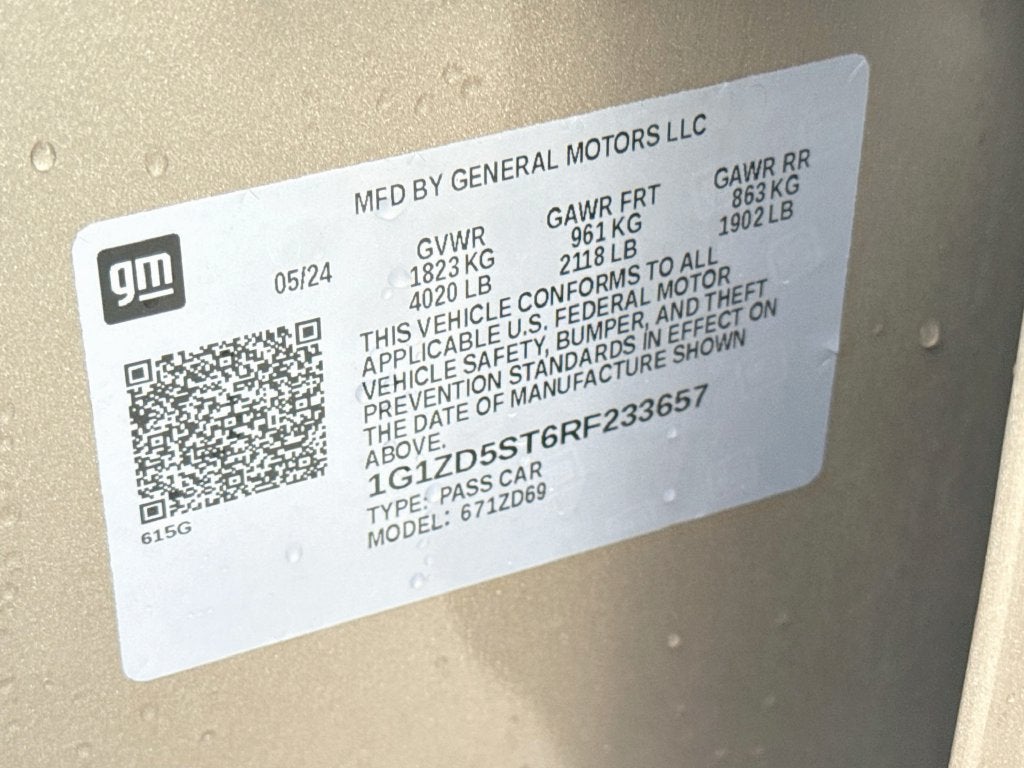 2024 Chevrolet Malibu 1LT