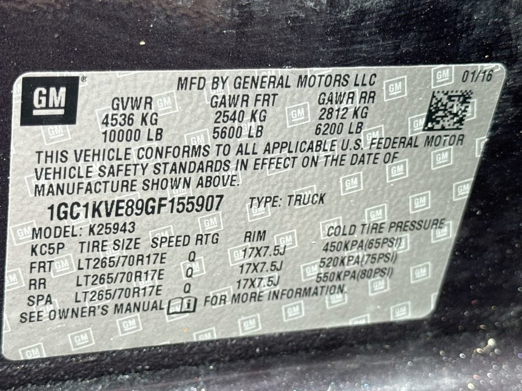 2016 Chevrolet Silverado 2500 HD LT