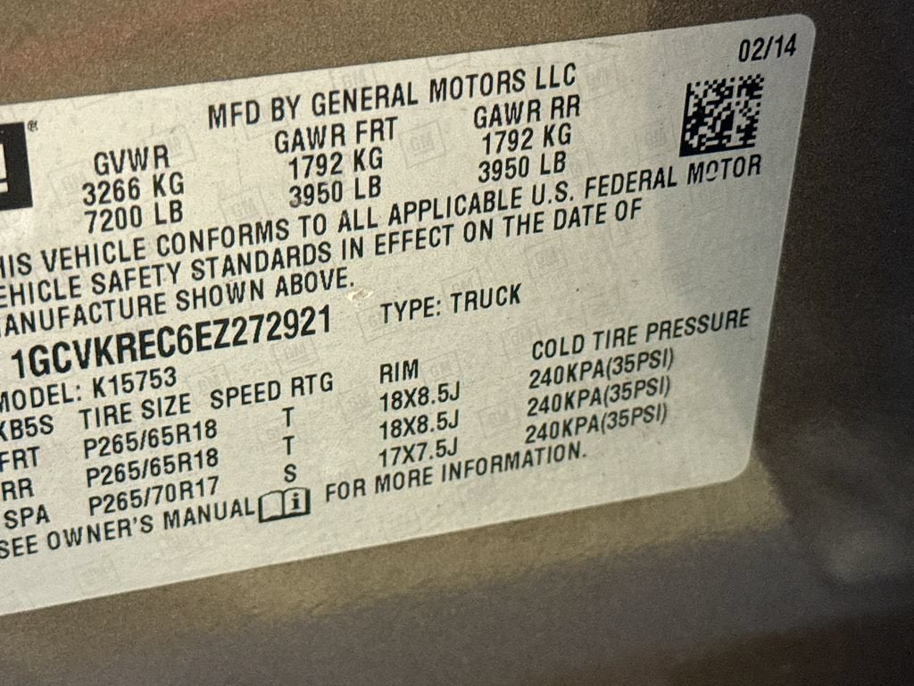 2014 Chevrolet Silverado 1500 LT