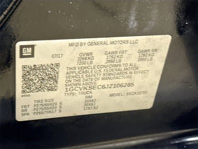 2018 Chevrolet Silverado 1500 LTZ