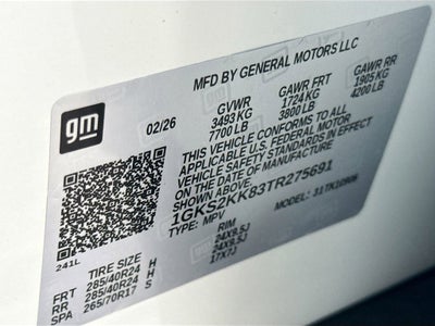 2026 GMC Yukon XL Denali Ultimate