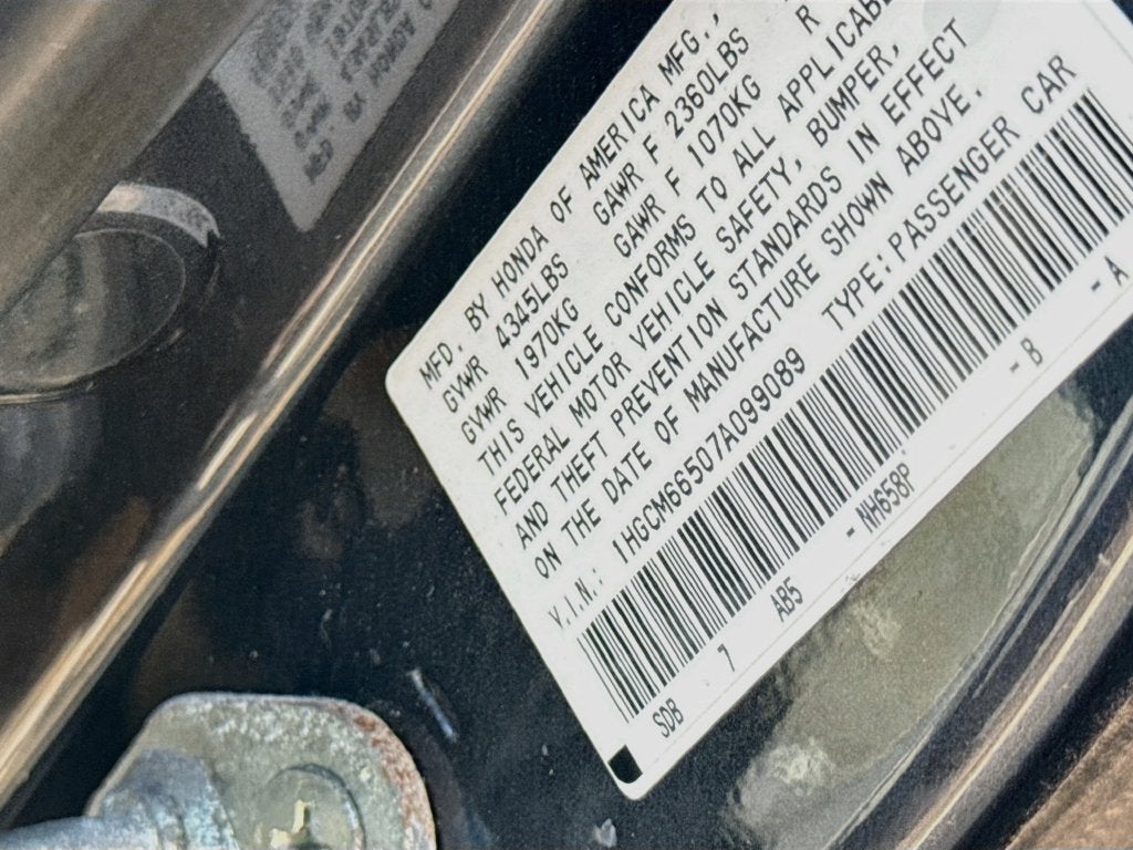 2007 Honda Accord Sdn EX-L