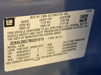 2011 Chevrolet Equinox LT w/1LT