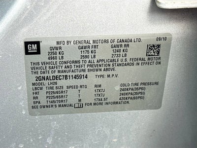 2011 Chevrolet Equinox LT w/1LT