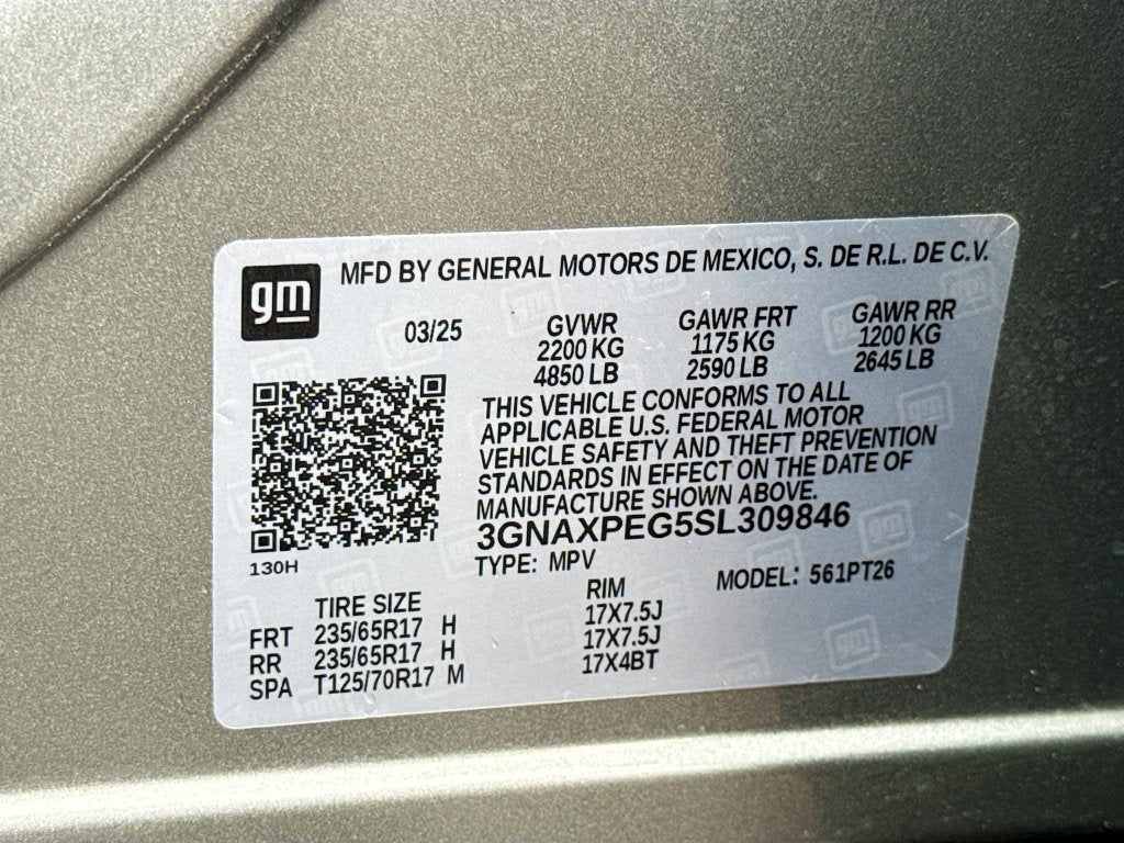 2025 Chevrolet Equinox LT