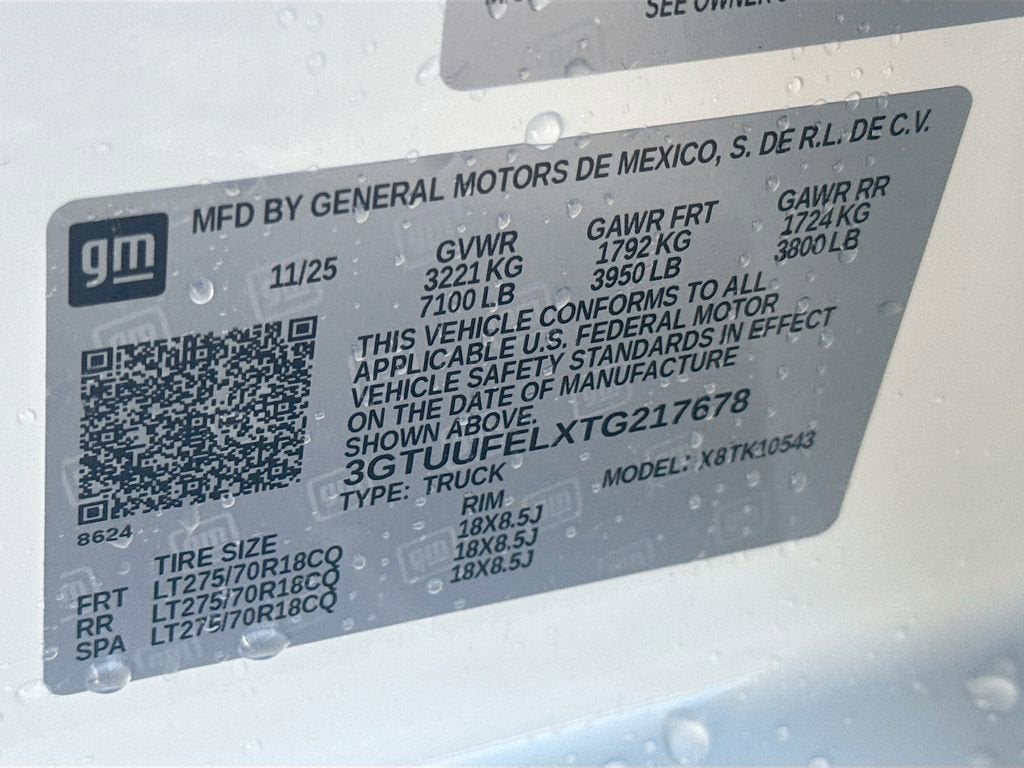 2026 GMC Sierra 1500 AT4X