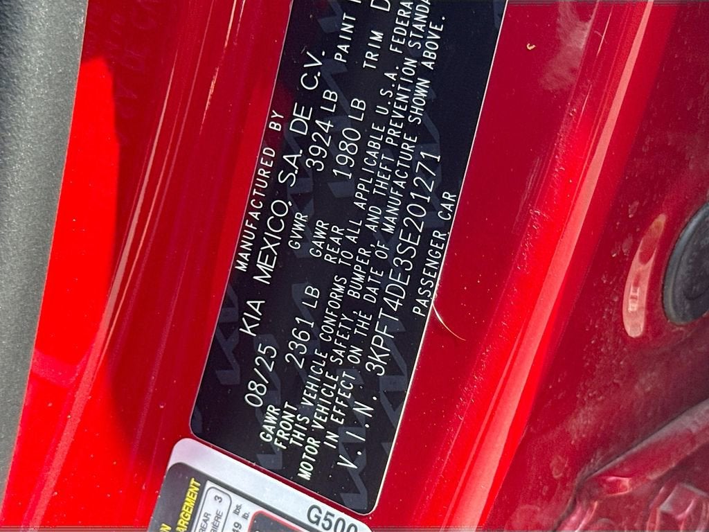 2025 Kia K4 LXS