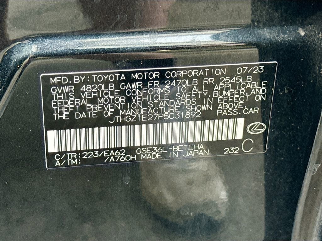 2023 Lexus IS IS 350 F SPORT