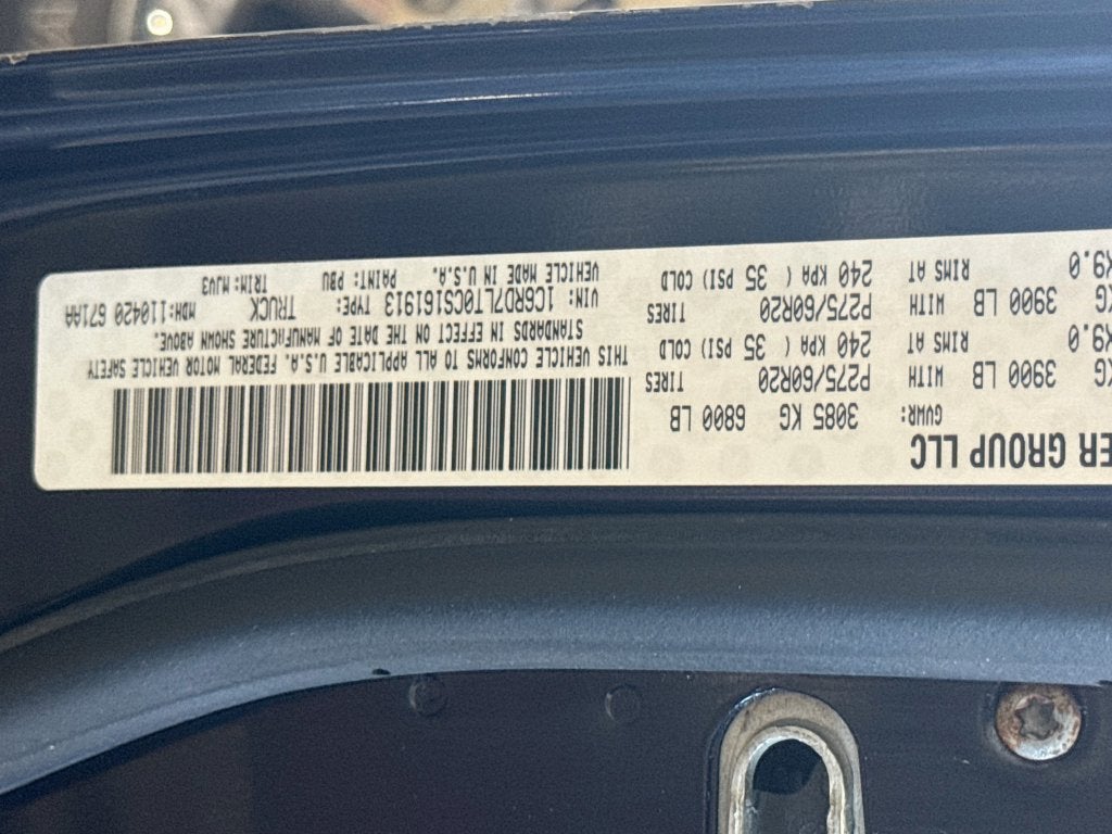 2012 RAM 1500 Big Horn