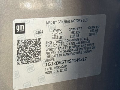 2025 Chevrolet Malibu 1LT