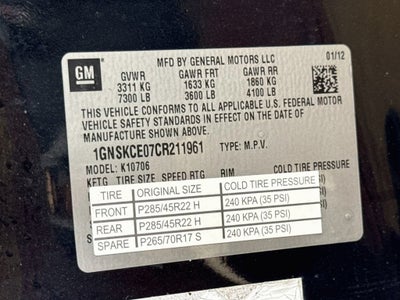 2012 Chevrolet Tahoe LTZ