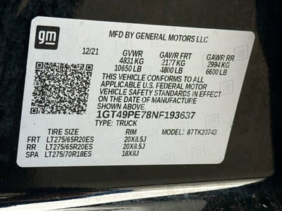 2022 GMC Sierra 2500 HD AT4