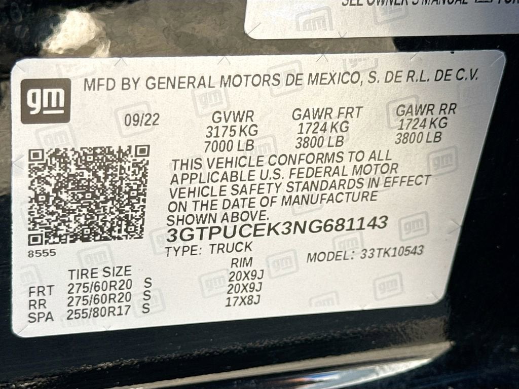 2022 GMC Sierra 1500 Elevation