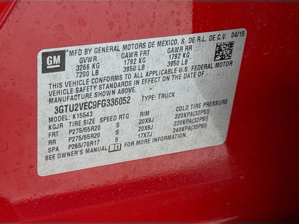 2015 GMC Sierra 1500 SLT