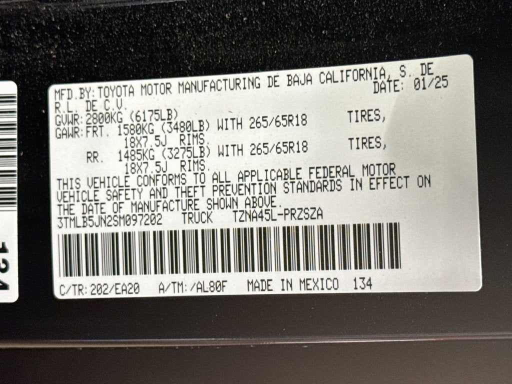 2025 Toyota Tacoma TRD Sport