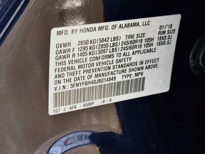 2018 Honda Pilot EX