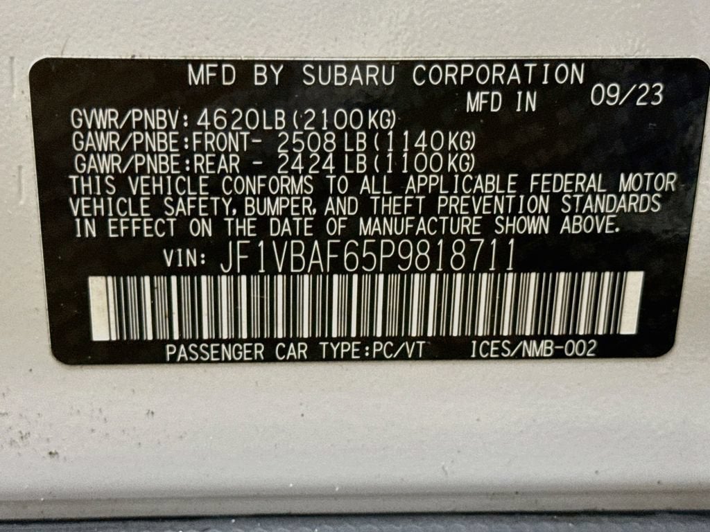 2023 Subaru WRX Premium