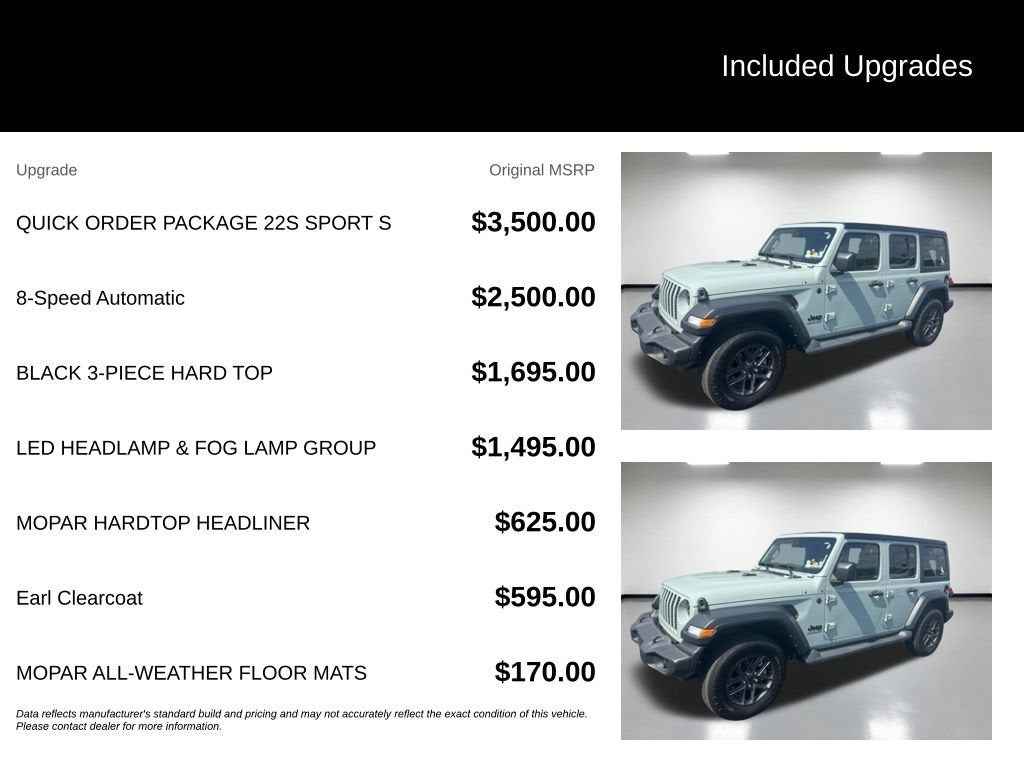 2024 Jeep Wrangler 4-Door Sport S 4x4