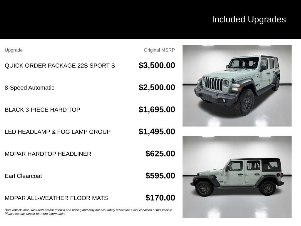 2024 Jeep Wrangler 4-Door Sport S 4x4