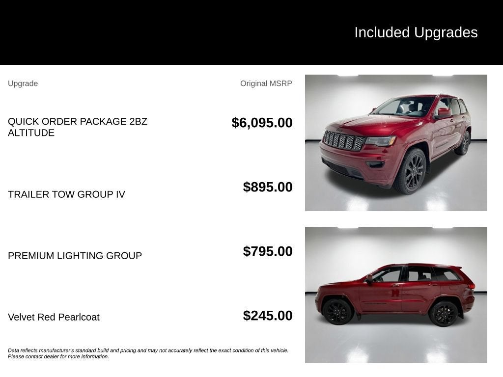 2020 Jeep Grand Cherokee Altitude