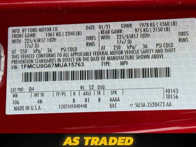 2021 Ford Escape SE