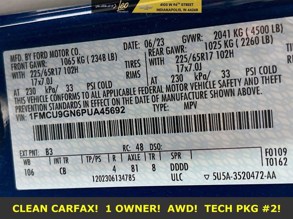 2023 Ford Escape Active