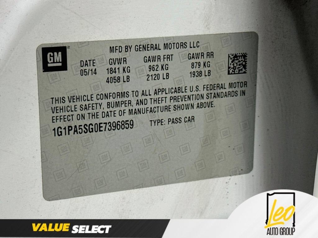 2014 Chevrolet Cruze LS