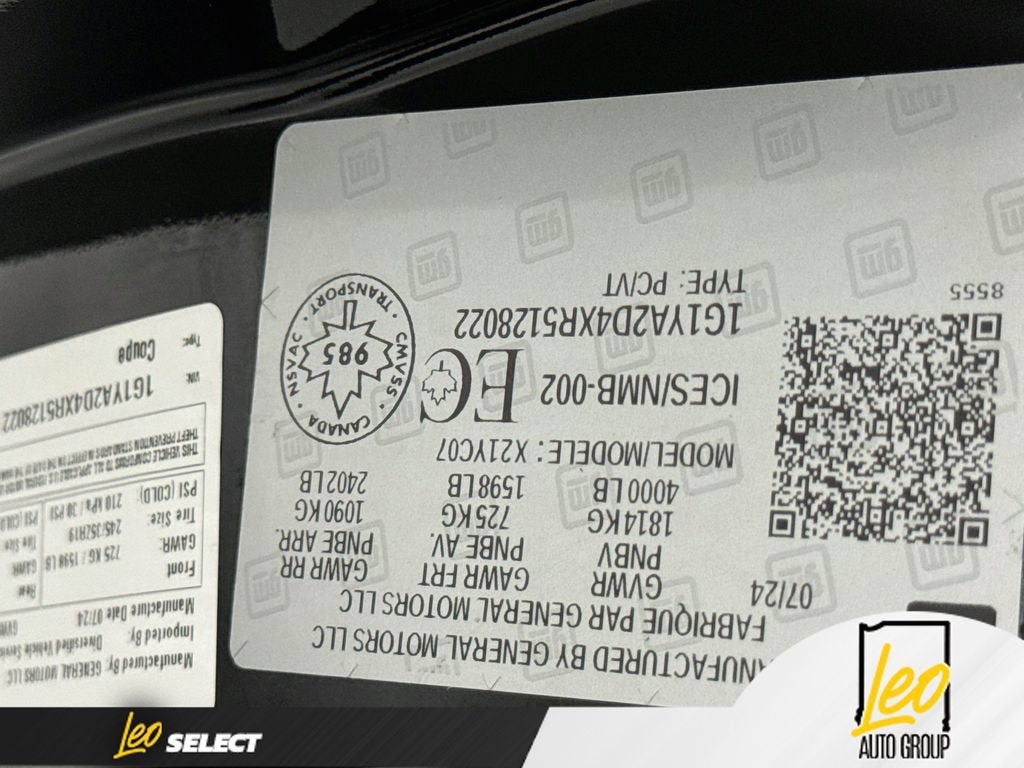 2024 Chevrolet Corvette Stingray 1LT