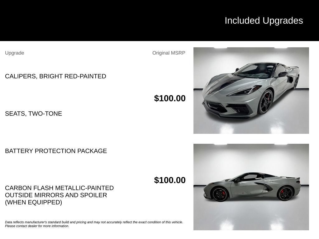 2022 Chevrolet Corvette Stingray 2LT