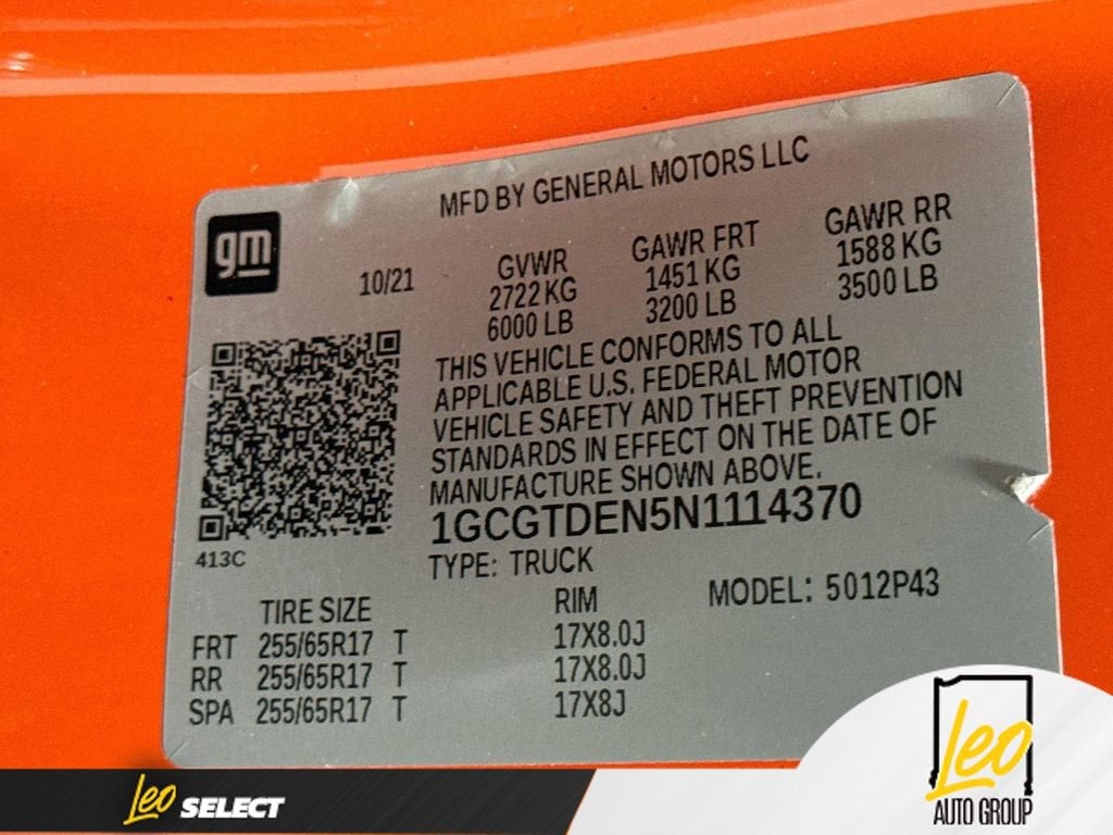 2022 Chevrolet Colorado 4WD Z71