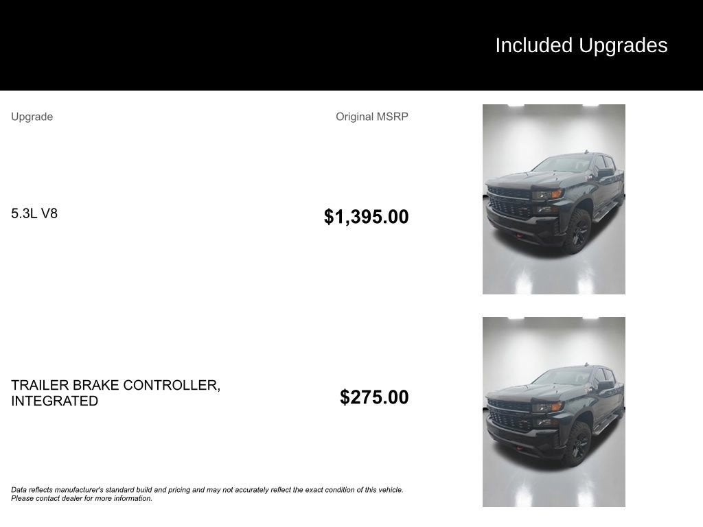 2021 Chevrolet Silverado 1500 Custom Trail Boss