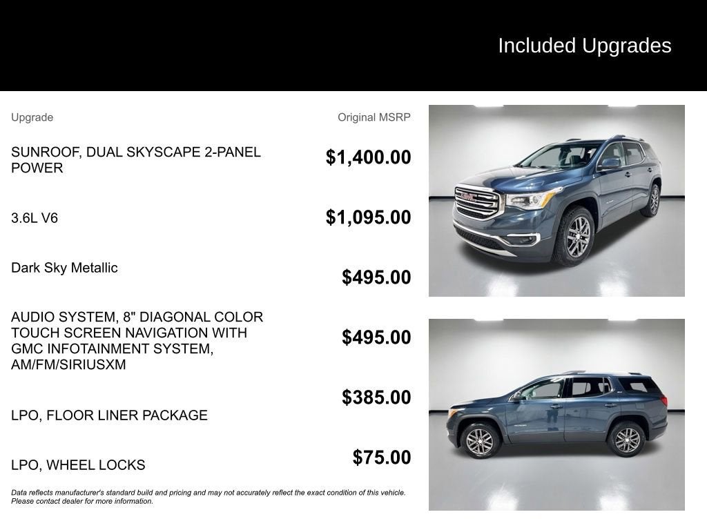 2019 GMC Acadia SLT