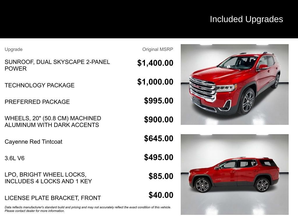 2021 GMC Acadia SLT