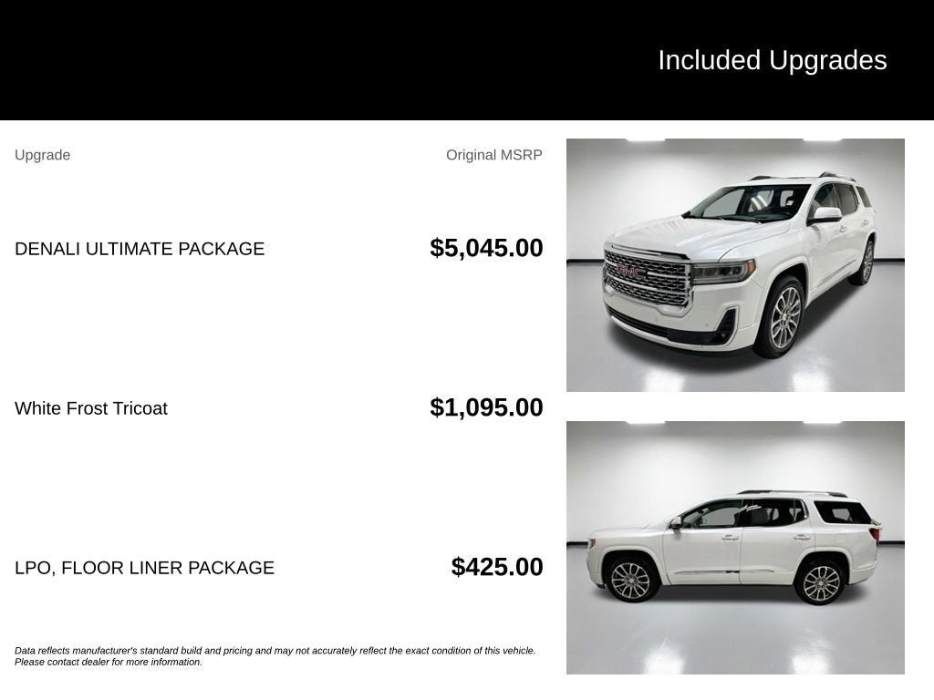 2022 GMC Acadia Denali