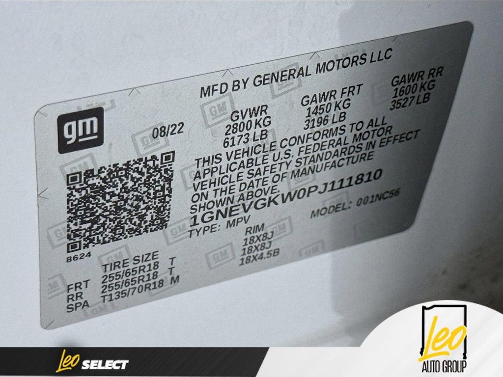 2023 Chevrolet Traverse LT Cloth