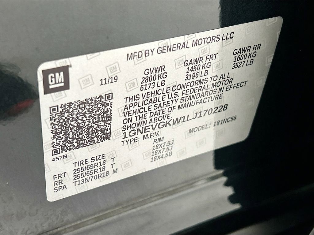 2020 Chevrolet Traverse LT Cloth