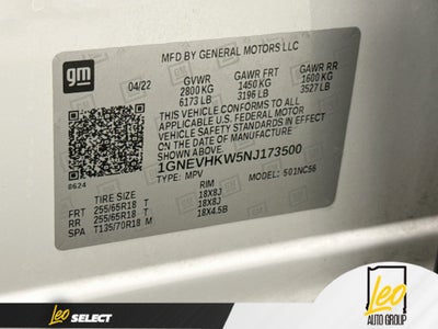 2022 Chevrolet Traverse LT Leather