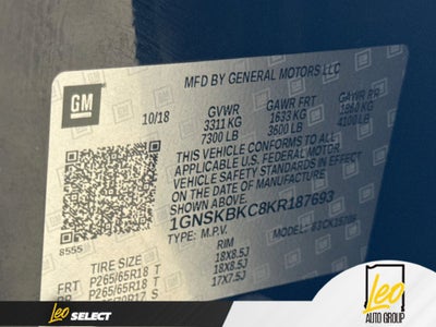 2019 Chevrolet Tahoe LT