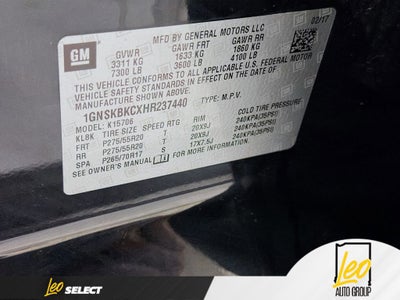 2017 Chevrolet Tahoe LT