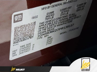 2023 Chevrolet Tahoe RST