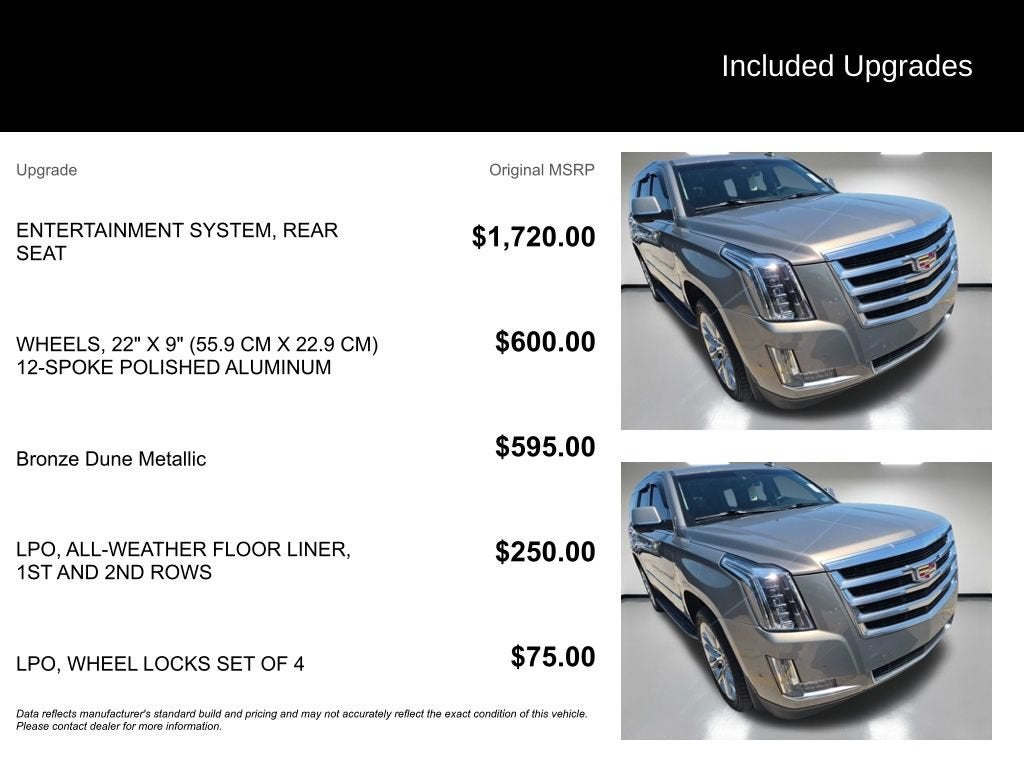 2017 Cadillac Escalade Luxury