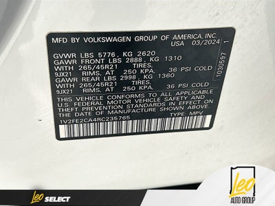 2024 Volkswagen Atlas Cross Sport 2.0T SEL Premium R-Line