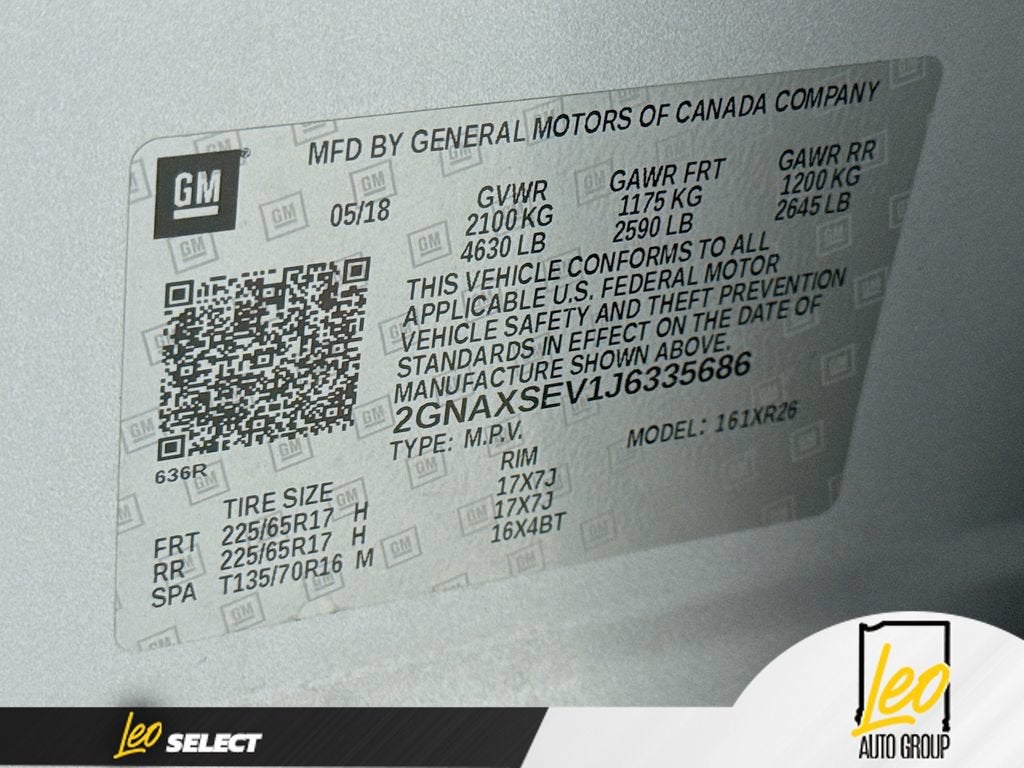 2018 Chevrolet Equinox LT