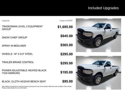 2020 RAM 2500 Tradesman Regular Cab 4x4 8' Box