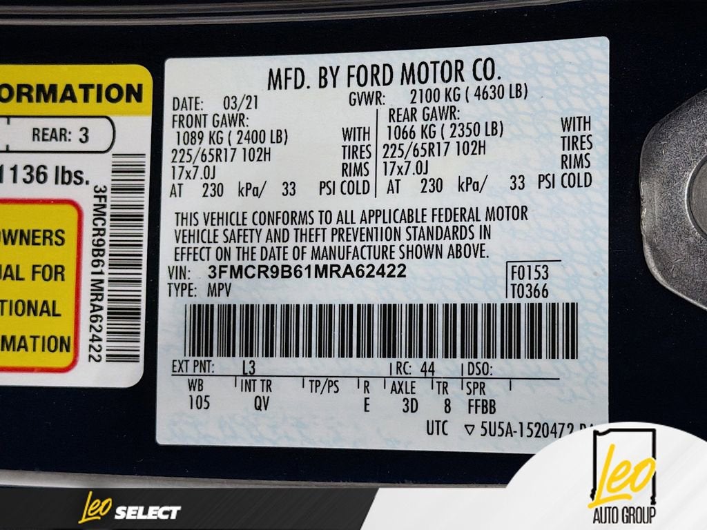 2021 Ford Bronco Sport Big Bend