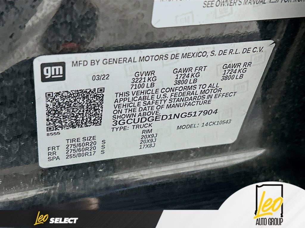 2022 Chevrolet Silverado 1500 LTZ