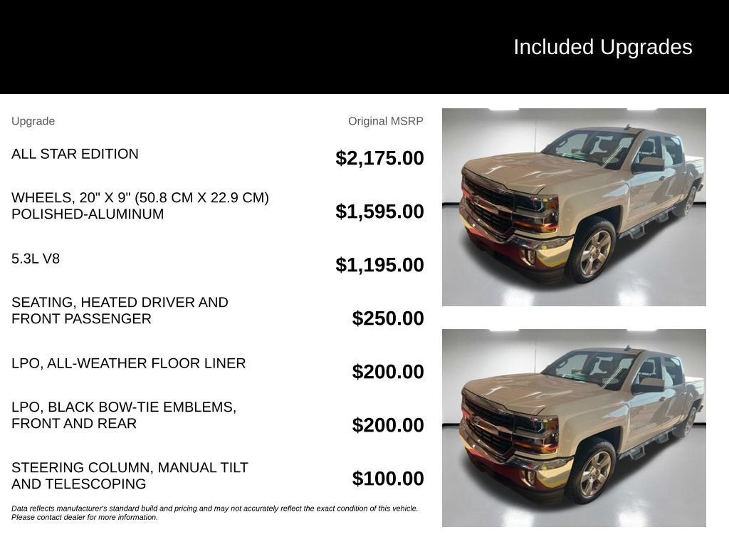 2018 Chevrolet Silverado 1500 LT