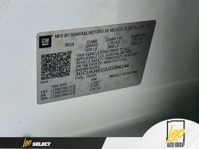 2018 Chevrolet Silverado 1500 LT